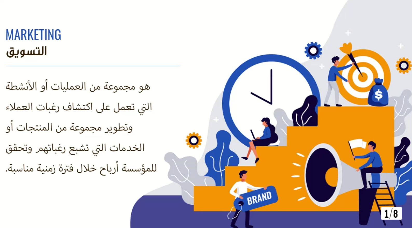 شرح مصطلح التسويق باللغة العربية