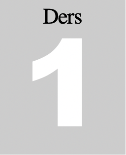Ders 1
